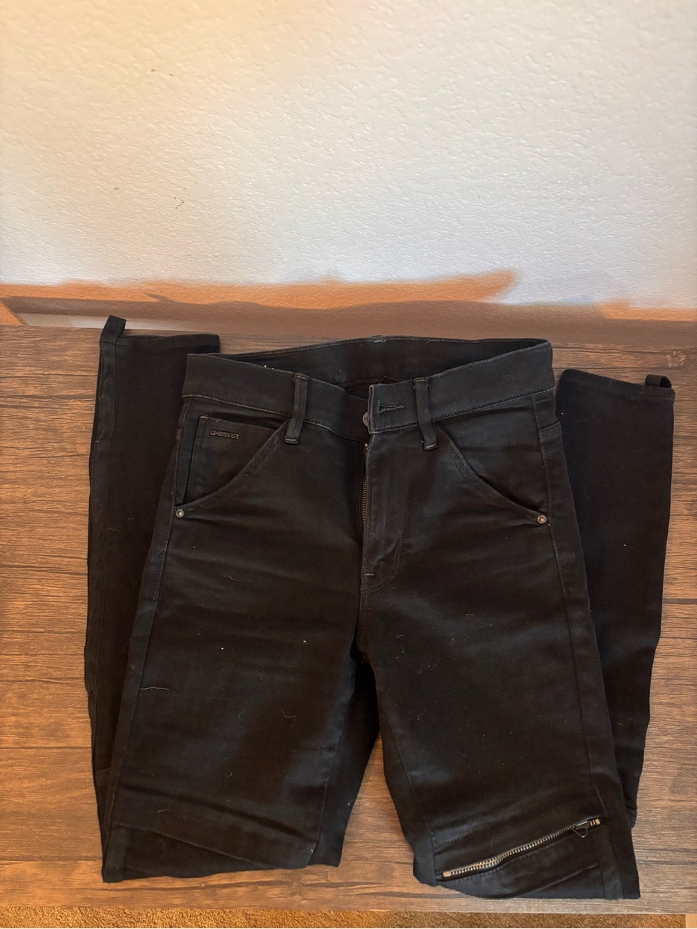 G-Star raw 1914 black skinny jeans size waist 25 - Picture 2 of 5
